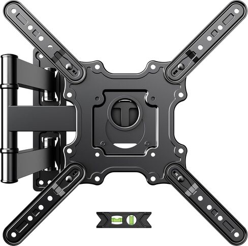USX Mount TV Wall Mount for Most 26-60 Inch TVs up to 77 lbs, Full Motion Wall Mount TV Bracket with Swivel Tilt Single Stud Design for Corner, Max VESA 400x400mm fit Most 32 40 42 43 50 55 60 TVs in Saudi Arabia