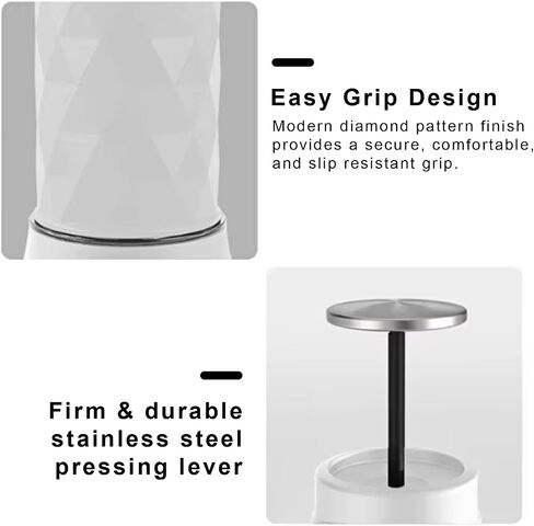 Manual Espresso Maker for Camping & Travel, Portable Hand‑Pump Coffee Machine with Built‑In Cup, 2‑in‑1 Compatible with Ground Coffee & Nes Original Pods, Single‑Serve Outdoor Coffee Maker in Saudi Arabia