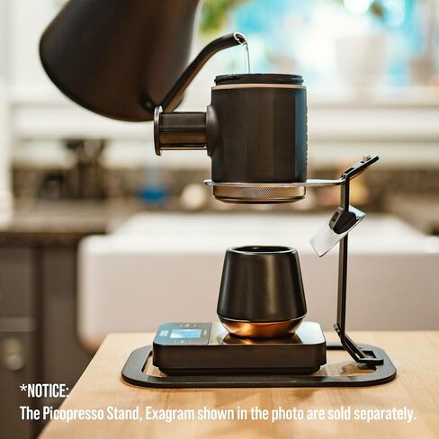 WACACO Picopresso Portable Espresso Maker with Official Stand Bundle - Complete Manual Coffee Maker Kit for Home & Travel in Saudi Arabia