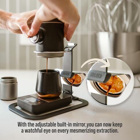 WACACO Picopresso Portable Espresso Maker with Official Stand Bundle - Complete Manual Coffee Maker Kit for Home & Travel in Saudi Arabia