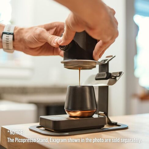 WACACO Picopresso Portable Espresso Maker with Official Stand Bundle - Complete Manual Coffee Maker Kit for Home & Travel in Saudi Arabia
