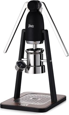 Manual Espresso Maker Set - Hand Press Espresso Machine – 12Bar Pressure Profiling, Dual-Lever Manual Coffee Maker with Pre-Infusion, Portable for Custom Espresso Shots, Stainless Steel (Green) in Saudi Arabia