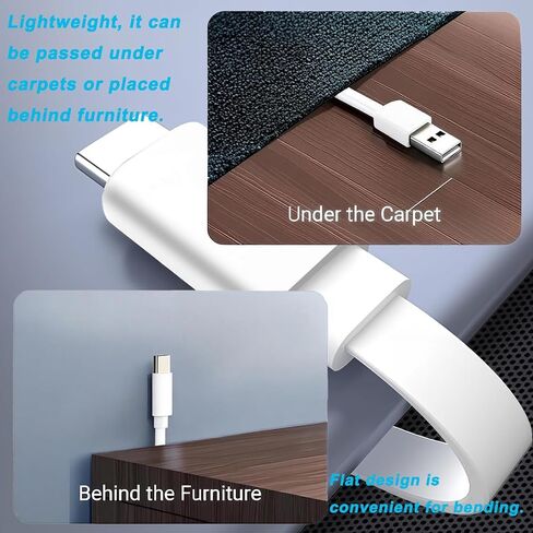 50FT USB C Power Cable for CCTV Camera,TP-Link Tapo C120,Ring Pan-Tilt Indoor Cam 2024 Release Camera ,Blink Mini2,Xiaomi Mi,eufy SoloCam S220/S340,C210,Long Flat USB C Extension Charging Cable in Saudi Arabia