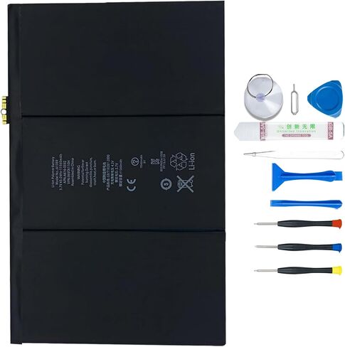 A1389 Battery Compatible with iPad 3 and iPad 4 A1460 A1416 A1430 A1459 A1458 A1403 3.7V 43Wh11560mAh with Installation Tools in Saudi Arabia