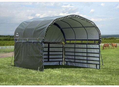 ShelterLogic 12'x12' Equine, Livestock and Agricultural Shelter Enclosure Kit (Corral Panels and Shelter Not Included) in Saudi Arabia