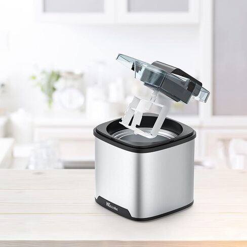 KECOOLKE Ice Cream Maker, Electric Ice Cream Machine Countertop Fruit Soft Serve Homemade Large Capacity 2 Quart in Saudi Arabia