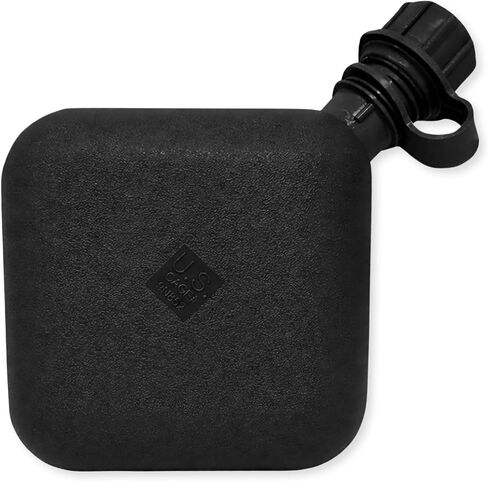 M MCGUIRE GEAR, GI Genuine Issue 2 Qt. Water Canteen/Bladder, Made in USA, Durable Polyethylene Plastic (OD) in Saudi Arabia