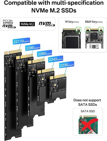 ACASIS 20Gbps M.2 NVMe SSD Cloner & Docking Station, Dual-Bay Duplicator | Offline Cloning • Aluminum Heat Dissipation • Tool-Free Installation • PCIe NVMe M-Key Support • USB Adapter Design in Saudi Arabia