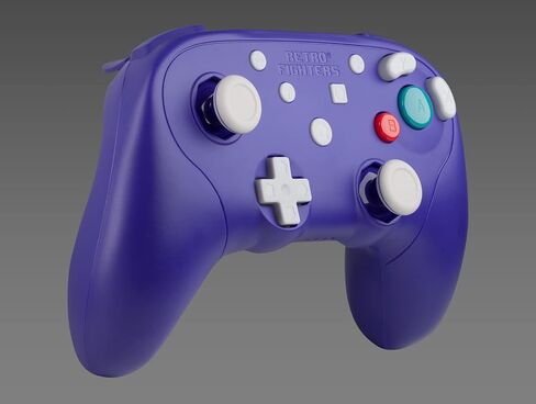 Retro Fighters BattlerGC Wireless Controller - Gamecube, Game Boy Player, Switch & PC Compatible (Blue/Purple) in Saudi Arabia