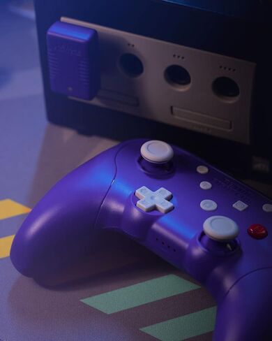 Retro Fighters BattlerGC Wireless Controller - Gamecube, Game Boy Player, Switch & PC Compatible (Blue/Purple) in Saudi Arabia