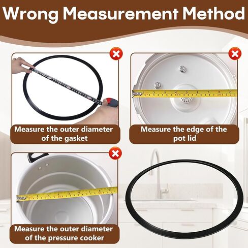 Pressure Cooker Gasket Compatible with Mirro S-9892 Fit 4/6/8 QT | Compatible with Models: M-0296, M-0436, M-0498, M-0536, M-0596, M-0598, M-0646, M-1952, M-1956, Flexible Silicone Rubber in Saudi Arabia