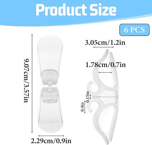 Ouligay 6PCS Clear Appliance Cord Organizer for Appliances, Kitchen Appliance Cord Wrap Stick on Cords Holder for Pressure Cooker, Coffee Maker, Air Fryer, Toaster and Blender in Saudi Arabia