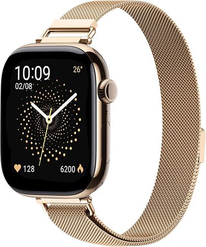 14MM Ultra-Slim Milanese Loop for Apple Watch Band for Women 42mm 38mm | 41 40 46 45 44mm, Metal Mesh Strap Strong Magnetic Lock, Breathable WristBand for iWatch SE 11 10 9 8 7 6 5 4 3 2 1 in Kuwait