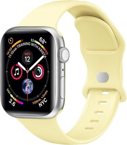 Sport Band Compatible with Apple Watch Bands 40mm 38mm 41mm 42mm 44mm 45mm 49mm for Women Men,Soft Silicone Waterproof Replacement Strap for Apple Watch Series 11 10 9 8 7 6 5 4 Ultra 3 2 1 SE in Saudi Arabia