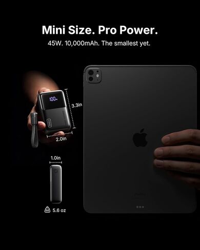 INIU Portable Charger, Ultra Mini 10000mAh 45W Fast Charging Power Bank in Saudi Arabia