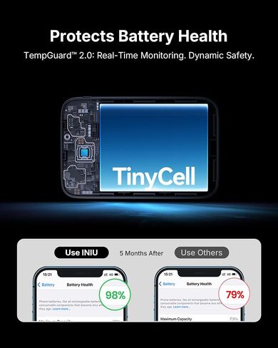 INIU Portable Charger, Ultra Mini 10000mAh 45W Fast Charging Power Bank in Saudi Arabia
