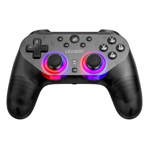 leadjoy Saber Plus Wireless Game Controller, TMR Joysticks, Hall Effect & Tactile Dual Triggers Gaming Controller, 1000Hz Polling Rate, RGB Lighting for PS4/Switch1/2/PC/Android/iOS, Black in Saudi Arabia