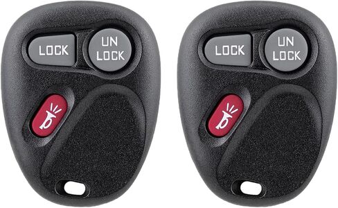 Key Fob Remote for 1998-2002 Chevrolet Silverado Suburban Tahoe GMC Sierra | Yukon Sonoma Cadillac Escalade Keyless Entry Remote KOBLEAR1XT 3 Buttons (Pack of 2) in Kuwait