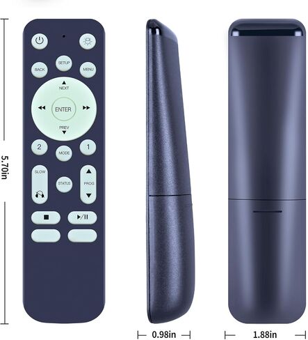 Remote for 2008-2018 Chrysler Town & Country VES DVD Entertainment System, Compatible with Durango/Dodge Journey/Grand Caravan 05107094AB 05107094AC 5107094AC 05091148AA in Saudi Arabia