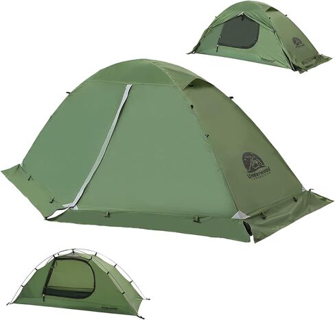 1/2 Person 4 Season Backpacking Tent, Lightweight Waterproof Winter Tent | One/Two Person, Cold Weather Tent, PU5000, Easy Setup, Windproof, Camping Hiking for Single/Two Man by Underwood Aggregator in Saudi Arabia