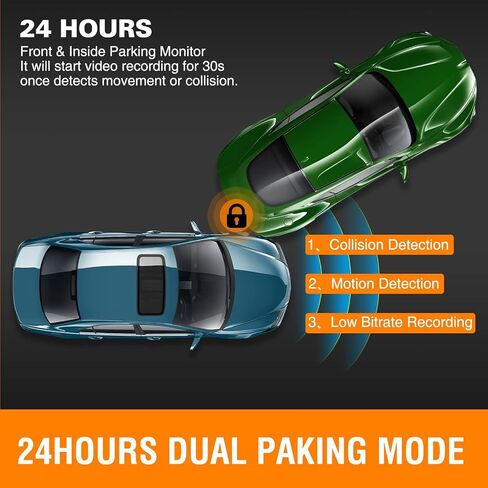 Dual Dash Cam Front and Inside with 64GB Card in Saudi Arabia