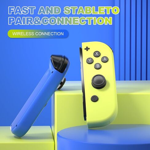 ZEBADBAD Game Controller Compatible with Nintendo Switch Controller,Replacement for Switch controllers For Switch/Lite/OLED,BLUE/YELLOW in Saudi Arabia