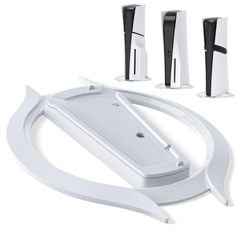 playvital Vertical Stand for ps5/Slim/ps5 Pro Console, Non-Slip Base, Black | Space-Saving,Cooling Improved, Anti-slip pads, Stable Stand, Vertical Mount Base Accessories, for Console Disc & Digital in Saudi Arabia