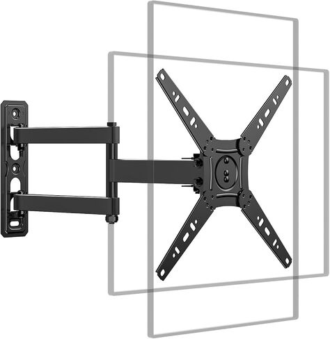 FORGING MOUNT Corner TV Wall Mount for Most 37-75 Inch TVs up to 99lbs | Full Motion TV Wall Mount with 30" Long Extension Arm, Swivel Tilt, Max VESA 600x400mm in Saudi Arabia