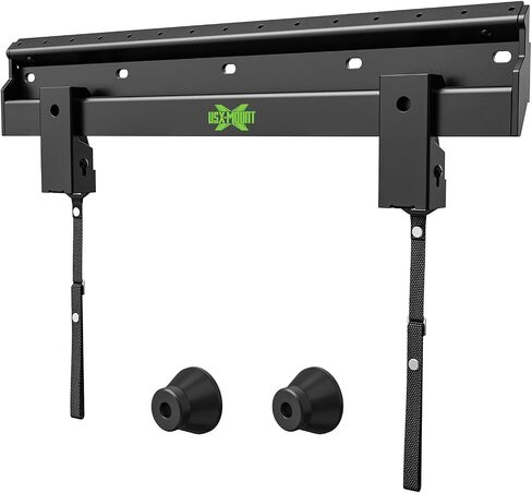 USX MOUNT Ultra Slim TV Wall Mount 37-75 Inch TVs Mount with Swivel and Tilt, Low Profile Full Motion Bracket with Articulating Dual Arms, Up to VESA 400X400 mm Max 16" Wood Studs, Holds 99lbs in Kuwait