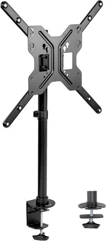 VIVO Ultra Wide TV Desk Mount for up to 55 inch Screens Weighing 66 lbs, Full Motion Height Adjustable Single Television Stand, Black, STAND-V155C in Kuwait