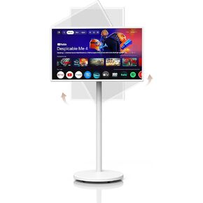 HORION 32" Portable Smart TV Monitor with Wheels, Movable Google TV, No Battery, Non-Touchscreen in Saudi Arabia