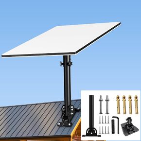 Starlink Gen 3 Heavy Duty Pivot Roof Mount, Adjustable 160 Degree Tilt for Better Signal, Compatible with Starlink Gen 3 / Standard 4 / Standard 4X Dish in Saudi Arabia