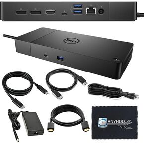 Dell Pro Dock WD25 USB-C Docking Station – 100W Power, Dual 4K Display Support, Includes Anyhdd HDMI, DisplayPort and C to C Cable, 3 Year Warranty in Saudi Arabia