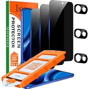 IMBZBK Privacy Screen Protector for Samsung Galaxy S26 Ultra, 3+3 Pack | 25° Anti Spy, 9H+ Tempered Glass, Military Grade Shatterproof, Auto-Dust Removal, Case Friendly, with Camera Lens Protector in Saudi Arabia