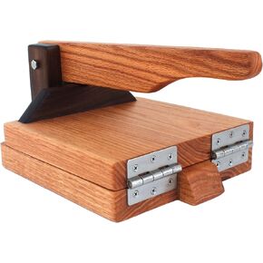 10 Inch Red Oak Tortilla Press – Handmade Hardwood Tortilla Maker by Central Coast Woodworks in Saudi Arabia
