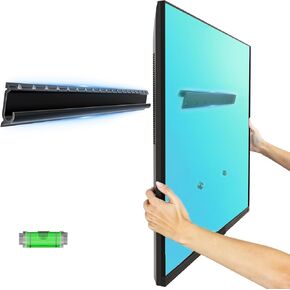 Studless TV Wall Mount for 32-75 inch TVs, Low Profile, No Drill | No Stud Drywall TV Mount Holds up to 150 lbs, Easy to Install for Bedroom Living Room, Includes Level & Mounting Hardware in Saudi Arabia