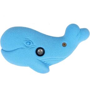 Atomik Rock Climbing Holds XL Bolt-On Whale in Blue in Saudi Arabia