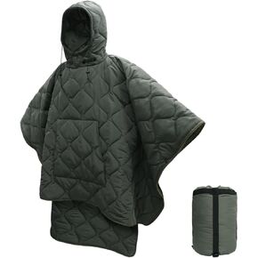 LOOGU Camo Blanket Waterproof Insulation Poncho Liner for Outdoor Camping, Hiking, Hunting, Survival, Backpacking, Picnicking in Saudi Arabia