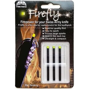 Firefly Regular 3 Pack - Fire Starter Accessory for Swiss Army Victorinox Knives (Neon Green-Yellow Glow) in Saudi Arabia