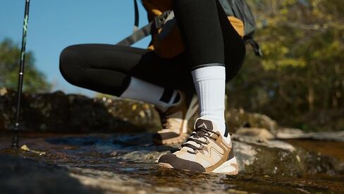 CC-Los Women's Waterproof Lightweight Hiking Shoes Non-Slip Outdoor Walking Black Wide 7 in Saudi Arabia