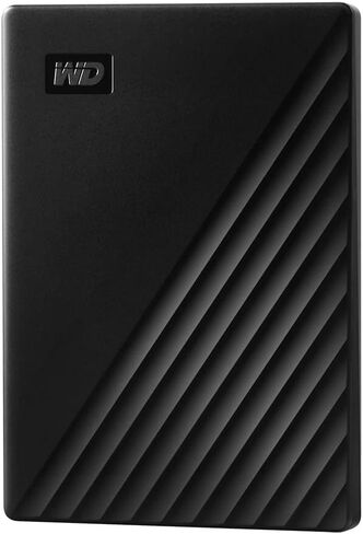 WD 1TB My Passport, Portable External Hard Drive, Black, backup software with defense against ransomware, and password protection, USB 3.1/USB 3.0 compatible - WDBYVG0010BBK-WESN in Saudi Arabia