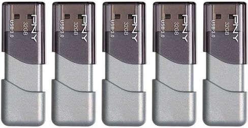 محرك فلاش PNY 32 جيجا بايت توربو 3 USB 3.0 5 عبوات in Kuwait