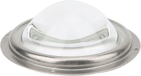 100mm 60° Condenser LED Lens, Optical Glass Plano - Convex Lens with Rubber Circle and Fixed Bracket for 20–200W High - Power LED Spotlights, Projectors, Auto in Saudi Arabia