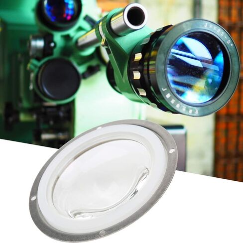100mm 60° Condenser LED Lens, Optical Glass Plano - Convex Lens with Rubber Circle and Fixed Bracket for 20–200W High - Power LED Spotlights, Projectors, Auto in Saudi Arabia