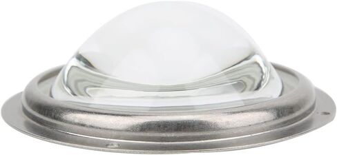 100mm 60° Condenser LED Lens, Optical Glass Plano - Convex Lens with Rubber Circle and Fixed Bracket for 20–200W High - Power LED Spotlights, Projectors, Auto in Saudi Arabia