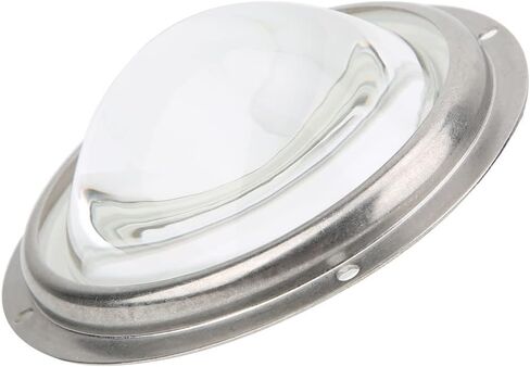 100mm 60° Condenser LED Lens, Optical Glass Plano - Convex Lens with Rubber Circle and Fixed Bracket for 20–200W High - Power LED Spotlights, Projectors, Auto in Saudi Arabia