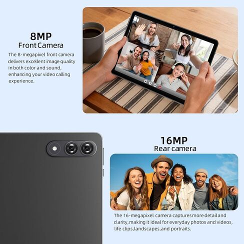 جهاز لوحي Android 16 مع Gemini AI، أجهزة لوحية مقاس 11 بوصة مع معالج ثماني النواة، ذاكرة وصول عشوائي 32 جيجابايت، ذاكرة تخزين داخلية 128 جيجابايت، 2 تيرابايت توسيع، 16 ميجابكسل + 8 ميجابكسل، شاشة IPS HD 1920 × 1200، Widevine L1، بطارية 8000 مللي أمبير في  in Kuwait