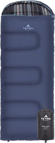 Teton Junior, 20 Degree and 0 Degree Sleeping Bags. Finally, Sleeping Bag for Boys, Girls, All Kids, Warm and Comfortable, for All Camping Weather and Built to Last in Saudi Arabia