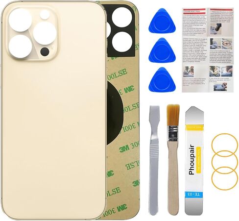 OEM Rear Back Glass Replacement for iPhone 14 Pro Max 6.7 Inches with Professional Repair Tool Kit (Deep Purple) in Kuwait