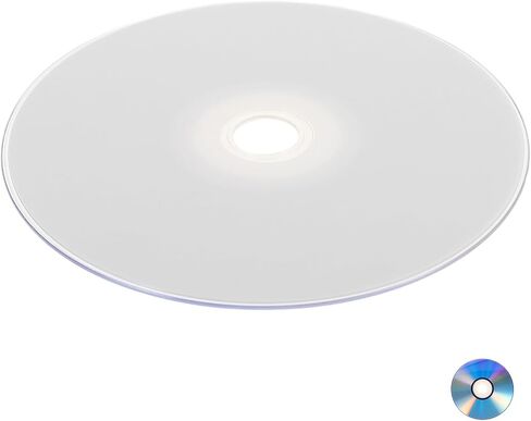 High-Capacity Writable Disc for Audio Recording with Versatile Use and Ample Space, Sturdy Plastic Material Suitable for Music and Data Storage Style in Saudi Arabia